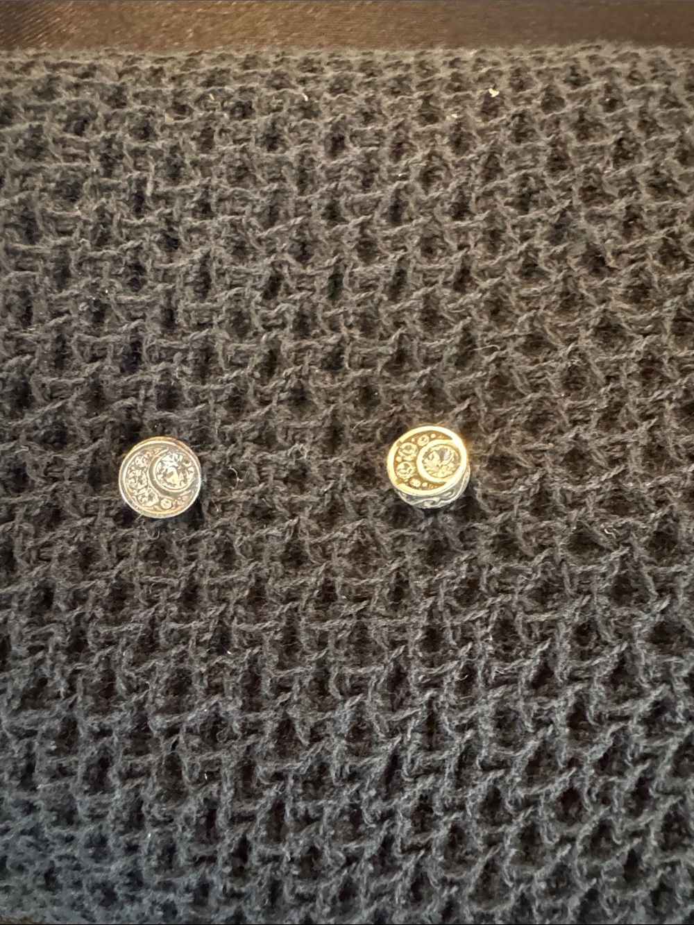 Brighton Silver Earrings with Small Cubic Zirconia Stones